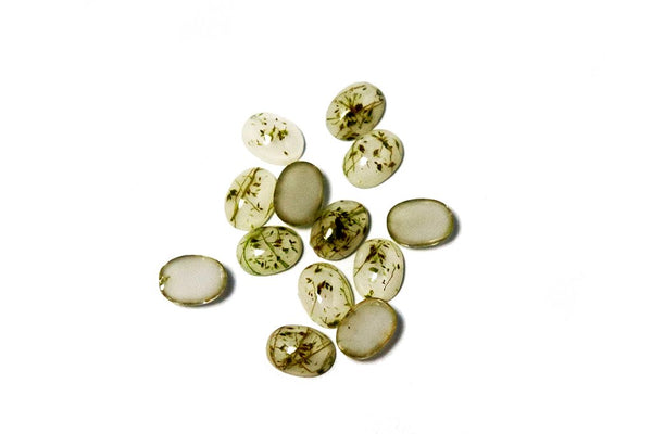 Dried Flower in Resin Charm