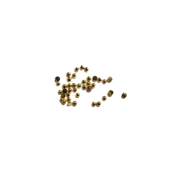 Gold Flatback Beads