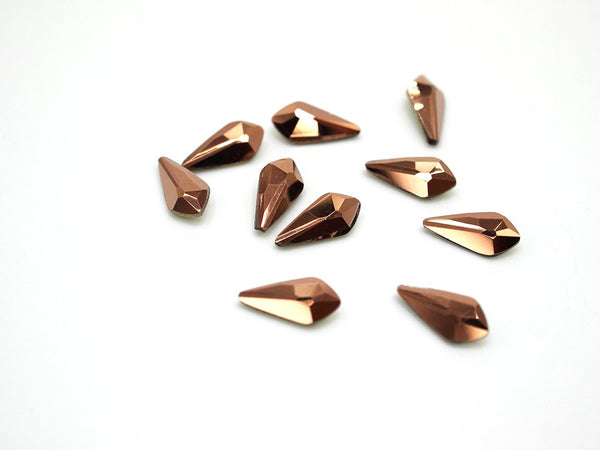Rose Gold Pointed Back Charms