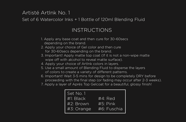 Artisté ArtInk Sets