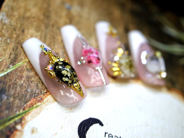 Dried Flower in Resin Charm